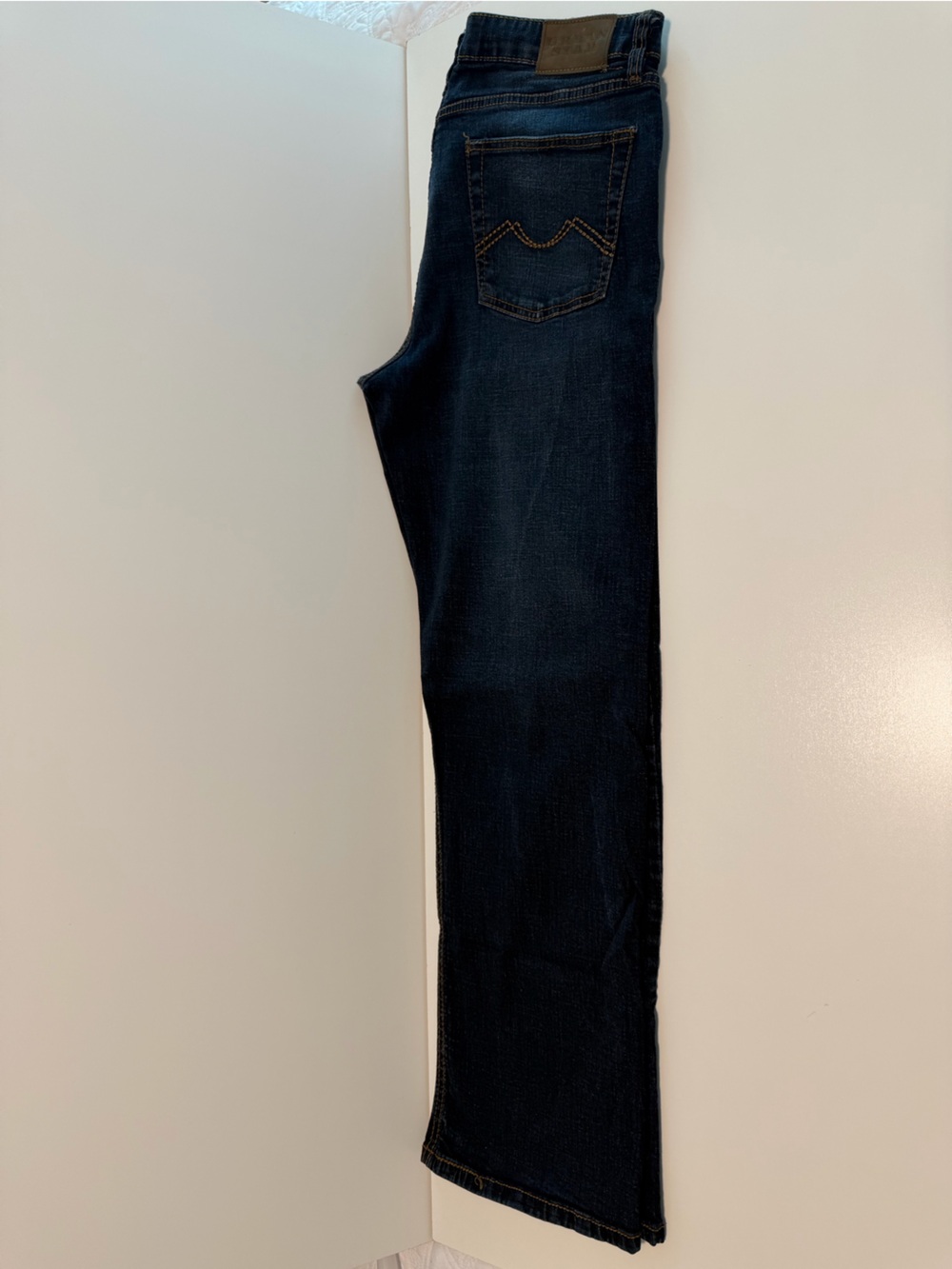 Urban Star Men's Dark Blue Straight Leg Jeans
